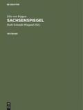 Repgow / Schmidt-Wiegand |  Sachsenspiegel | Buch |  Sack Fachmedien