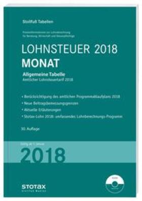 Lohnsteuer 2018 Monat, Allgemeine Tabelle, m. CD-ROM | Buch | sack.de
