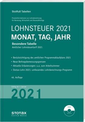 Tabelle, Lohnsteuer 2021 Monat, Tag, Jahr | Buch | sack.de