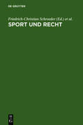 Kauffmann / Schroeder |  Sport und Recht | Buch |  Sack Fachmedien