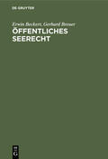 Breuer / Beckert |  Öffentliches Seerecht | Buch |  Sack Fachmedien