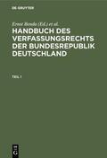 Benda / Mailhofer / Vogel |  Handbuch des Verfassungsrechts der Bundesrepublik Deutschland | Buch |  Sack Fachmedien