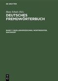 Kirkness / Schulz / Huber |  Quellenverzeichnis, Wortregister, Nachwort | Buch |  Sack Fachmedien