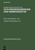 Prütting / Schütze / Niemann |  Einleitung; §§ 1-49 | Buch |  Sack Fachmedien