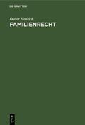 Henrich |  Familienrecht | Buch |  Sack Fachmedien