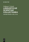 Schmid / Weber / Becker |  Linguisticae Scientiae Collectanea | Buch |  Sack Fachmedien