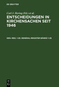 Muckel / Hering / Baldus |  General-Register Bände 1-25 | Buch |  Sack Fachmedien