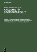 Schubert |  Ausschüsse für Immobiliarkredit, Bodenrecht (allgemeines Grundstücksrecht), Hypothekenrecht und Enteignungsrecht | Buch |  Sack Fachmedien