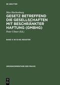 Behrens / Goerdeler / Heinrich |  §§ 53–85; Register | Buch |  Sack Fachmedien