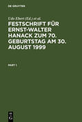 Ebert / Wahle / Rieß |  Festschrift für Ernst-Walter Hanack zum 70. Geburtstag am 30. August 1999 | Buch |  Sack Fachmedien