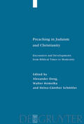 Deeg / Homolka / Schöttler |  Preaching in Judaism and Christianity | eBook | Sack Fachmedien