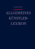 Beyer / Meißner / Savoy |  Allgemeines Künstlerlexikon (AKL) / Linstow - Luns | Buch |  Sack Fachmedien