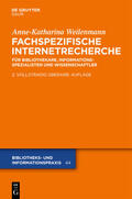 Weilenmann |  Fachspezifische Internetrecherche | Buch |  Sack Fachmedien