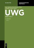 Teplitzky / Peifer / Leistner |  UWG Band 2. §§ 4-7 (Gesetz gegen den unlauteren Wettbewerb) | Buch |  Sack Fachmedien