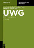 Peifer / Teplitzky / Leistner |  UWG / §§ 8-22; Register | Buch |  Sack Fachmedien