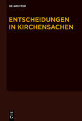 Baldus / Muckel |  Entscheidungen in Kirchensachen seit 1946 Bd. 54 | Buch |  Sack Fachmedien
