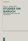 Adams |  Studies on Baruch | Buch |  Sack Fachmedien