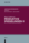 Lüderssen |  Produktive Spiegelungen III | Buch |  Sack Fachmedien