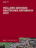  Müllers Großes Deutsches Ortsbuch 2017 / 2 Bände | Buch |  Sack Fachmedien