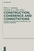 Allen / Jordaan |  Construction, Coherence and Connotations | eBook | Sack Fachmedien
