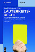 Peifer |  Peifer, K: Lauterkeitsrecht | Buch |  Sack Fachmedien