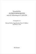 Dreher / Mülbert / Verse |  Festschrift für Alfred Bergmann zum 65. Geburtstag am 13. Juli 2018 | eBook | Sack Fachmedien