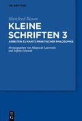 Laurentiis / Edwards / Baum |  Kleine Schriften 3 | Buch |  Sack Fachmedien