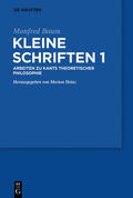 Baum / Heinz |  Manfred Baum: Kleine Schriften / Manfred Baum: Kleine Schriften. Band 1 | eBook | Sack Fachmedien