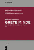 Fontane / Schiemann / Zimorski |  Theodor Fontane, Grete Minde | eBook | Sack Fachmedien