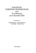 Bachmann / Grundmann / Mengel |  Festschrift für Christine Windbichler zum 70. | Buch |  Sack Fachmedien