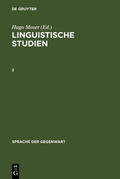 Moser |  Linguistische Studien. 2 | eBook | Sack Fachmedien