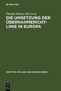 Baums / Cahn |  Die Umsetzung der Übernahmerichtlinie in Europa | eBook | Sack Fachmedien