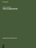 Adamzik |  Textlinguistik | eBook | Sack Fachmedien