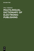 Vollnhals |  Multilingual Dictionary of Electronic Publishing | eBook | Sack Fachmedien