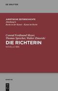 Meyer / Sprecher / Zimorski |  Die Richterin | Buch |  Sack Fachmedien