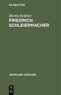 Redeker |  Friedrich Schleiermacher | Buch |  Sack Fachmedien