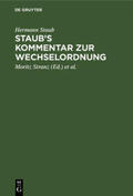 Staub / Stranz |  Staub's Kommentar zur Wechselordnung | Buch |  Sack Fachmedien