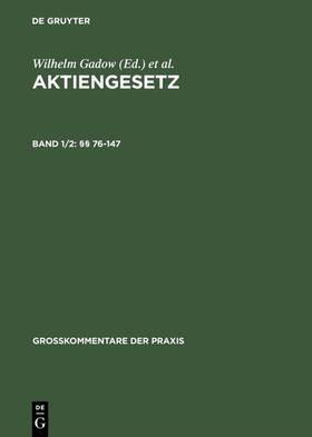 Assmann / Hopt / Gadow | §§ 76–147 | E-Book | sack.de