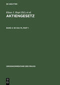  Aktiengesetz / §§ 53a-75 | Buch |  Sack Fachmedien