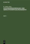 Busch / Sydow / Krantz |  Zivilprozeßordnung und Gerichtsverfassungsgesetz | Buch |  Sack Fachmedien