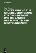Schwarze |  Für Groß-Berlin und die Länder der sowjetischen Besatzungszone | Buch |  Sack Fachmedien