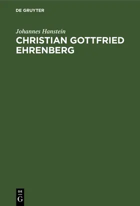 Hanstein |  Christian Gottfried Ehrenberg | eBook | Sack Fachmedien