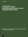 Schubert |  Symposium über biochemische Aspekte der Steroidforschung | Buch |  Sack Fachmedien