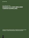 Haenish |  Mongolica der Berliner Turfan-Sammlung | Buch |  Sack Fachmedien