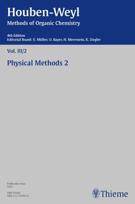 Antweiler / Honerjäger / Müller | Houben-Weyl Methods of Organic Chemistry Vol. III/2, 4th Edition | E-Book | sack.de