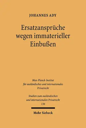 Ady |  Ersatzansprüche wegen immaterieller Einbußen | Buch |  Sack Fachmedien