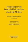 Beater / Habermeier |  Verletzungen von Persönlichkeitsrechten durch die Medien | Buch |  Sack Fachmedien
