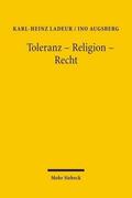 Ladeur / Augsberg |  Ladeur, K: Toleranz - Religion - Recht | Buch |  Sack Fachmedien