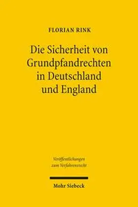 Rink |  Rink: Sicherheit/Grundpfandrechten/Dtld. | Buch |  Sack Fachmedien