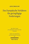 Brokamp |  Brokamp, A: Europäische Verfahren | Buch |  Sack Fachmedien